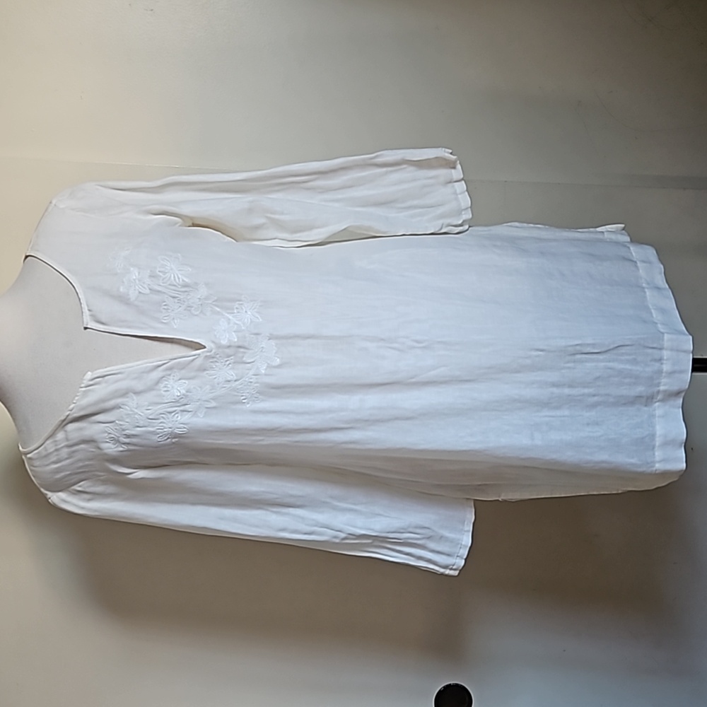 Tommy Bahamas Silk Blended Long Sleeve Mini Dress Size Medium